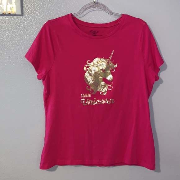 The Children’s Place pink unicorn mama & me matching shirts - Picture 6 of 9